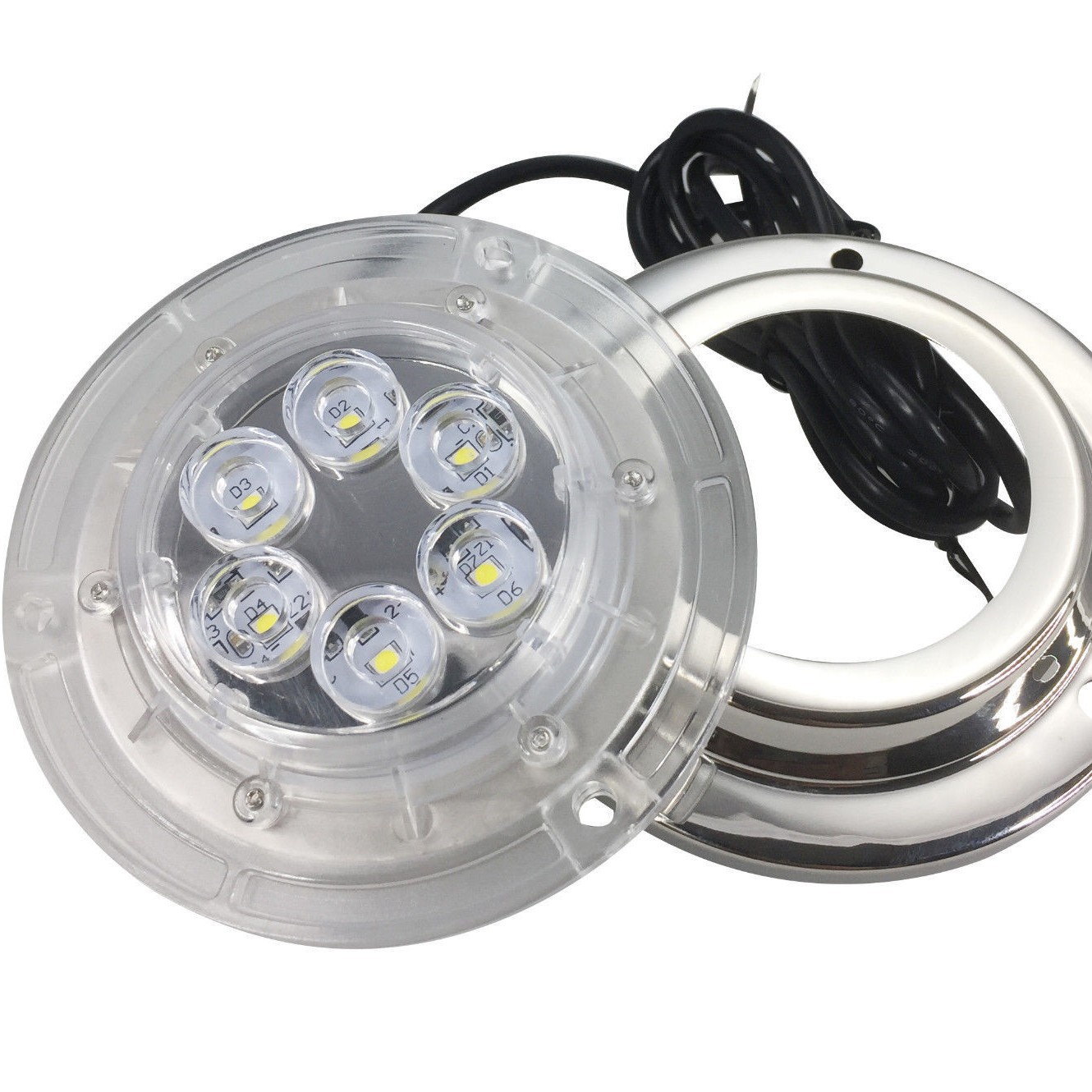 Picture of E019018 white light Yacht Marine stainless steel LED underwater light white light underwater light