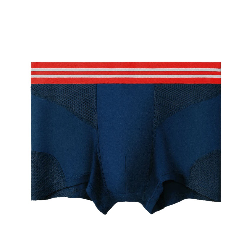 Underwear Men's Four-Corner Pants Underwear Men's Hole Breathable Men's Short Flat-Corner Pants Men's Sports plus size Shorts