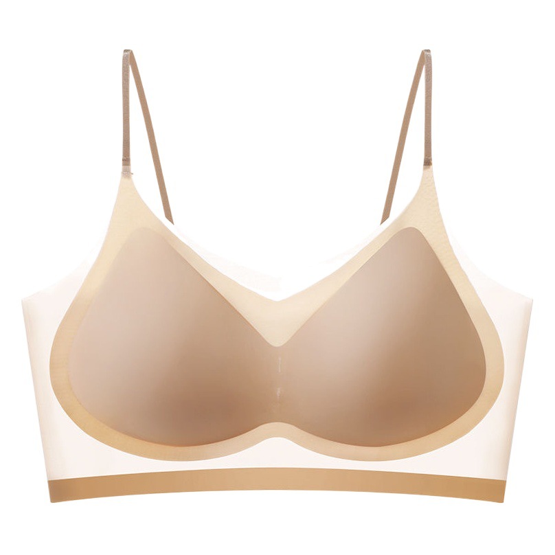 Ultra-thin Seamless Bra Push-up Bra without Steel Ring Sling Vest-style Women's Underwear Accessory Breast Back Bra