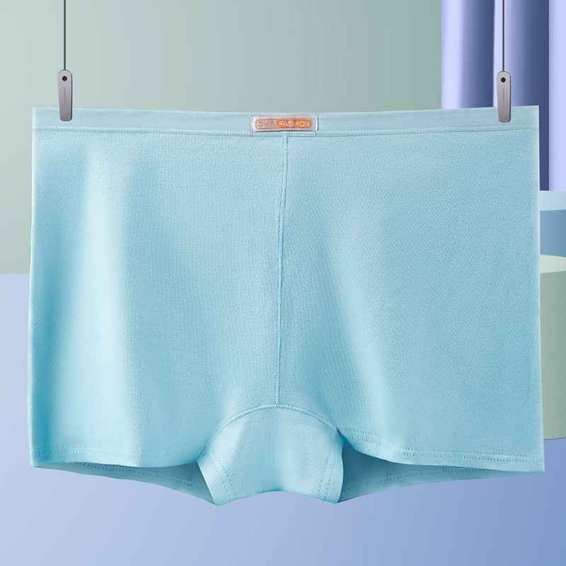 Picture of Boxer Women's Underwear Pure Cotton Boxer Briefs Pure Cotton Anti-Exposure Mid-Waist Bottoming Safety Pants Cotton Underwear 648