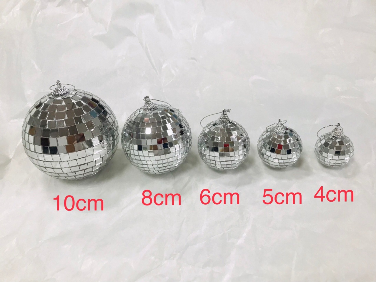 Glass mirror ball, glass lens, Christmas mirror ball, manufacturers direct