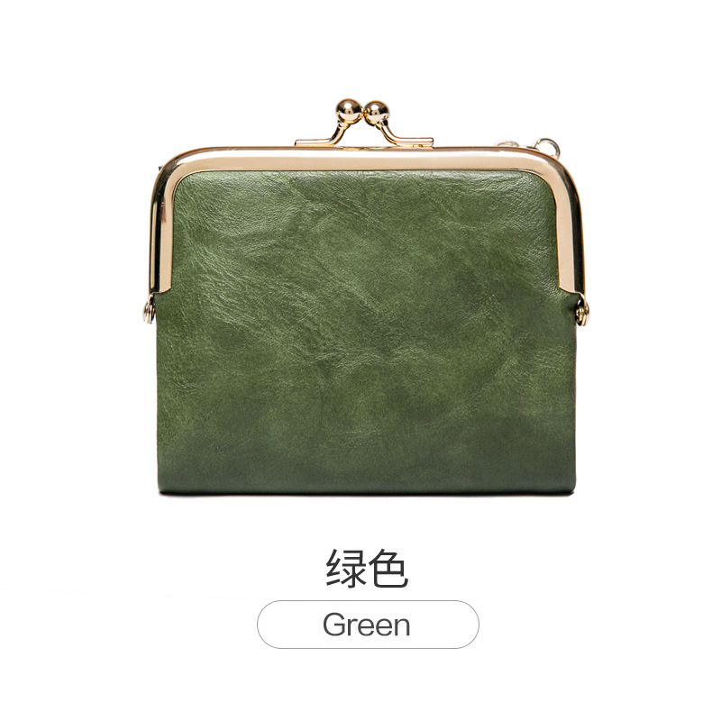 Picture of Phase Printed Leather Short Wallet for Women 2024 New Clip Coin Purse Retro Multi-Functional Foldableing Wallet Card Bag for Women