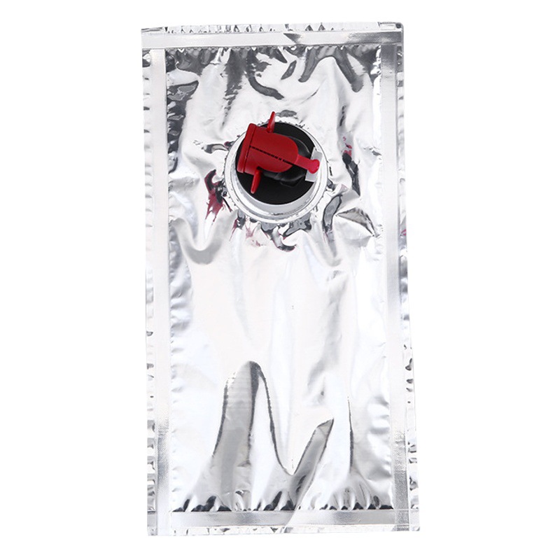 Bib Box Bag in Stock Wholesale 2L Red Wine Box Bag Edible Oil Packaging Bag Liquid Red Wine Box Bag