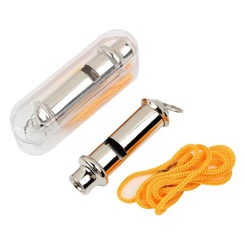 Metal whistle high frequency training life-saving whistle police team outdoor pet referee whistle non-nuclear professional whistle wholesale