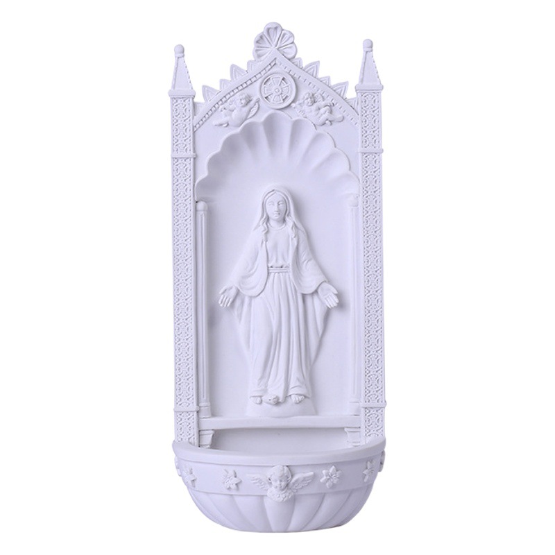 Cross-Border Supplier 22.5cm High Classical Figure Holy Water Pendant Mother's Day Interior Decoration Resin Crafts