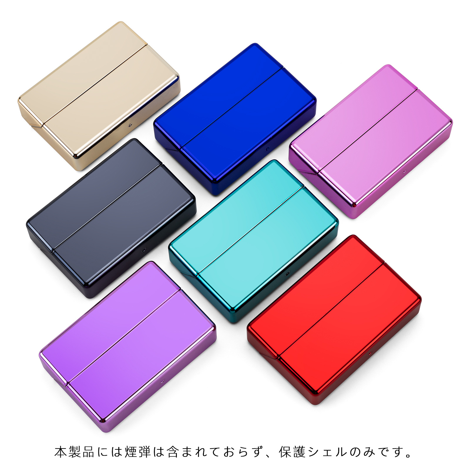 Suitable for iqo lum one cigarette case moisture-proof pressure-proof 20 PC electroplating storage box cross-border in stock