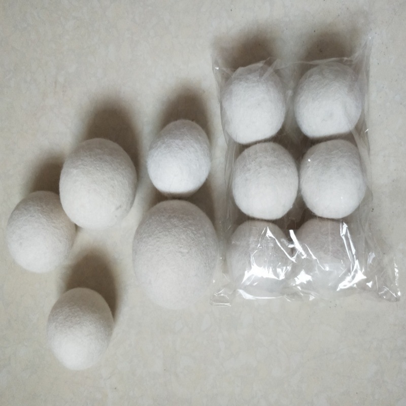 Picture of Manufacturer Wholesale Wool Drying Balls with Printable Logo Clothing Anti-Winding Anti-Wrinkle Felt Balls for Dryers Wool Balls