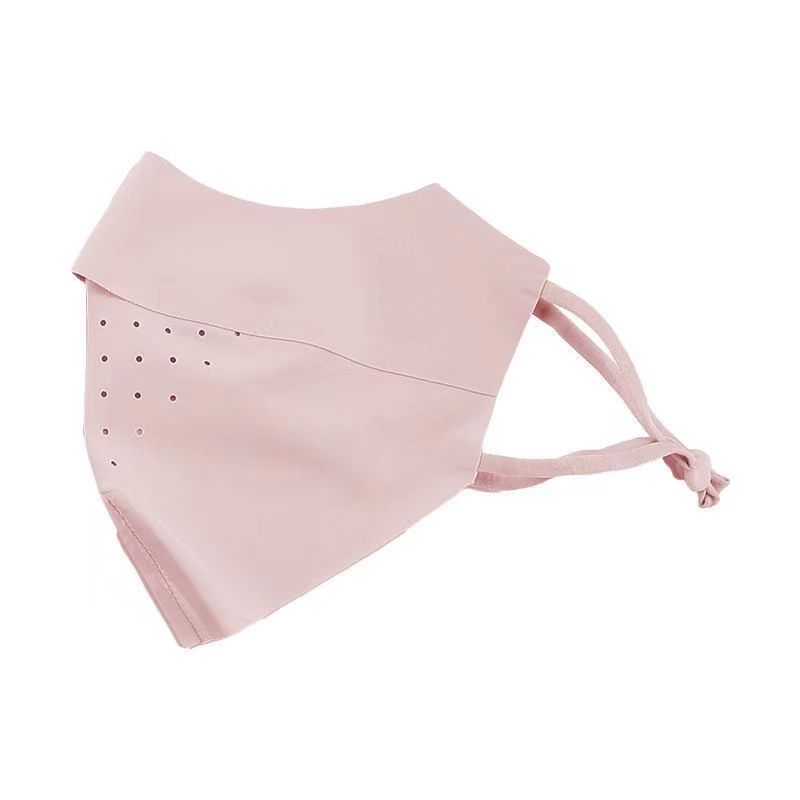 Picture of Sunscreen Mask Women's Anti-ultraviolet Summer Black Sunshade Full Face Mask Ice Silk Thin Breathable Eye Corner Stereo