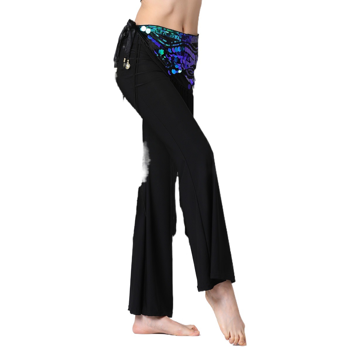 Picture of Sequin long tassel waist chain, belly dance waist chain, belly dance waist ornaments, dynamic belly dance waist chain Y1025