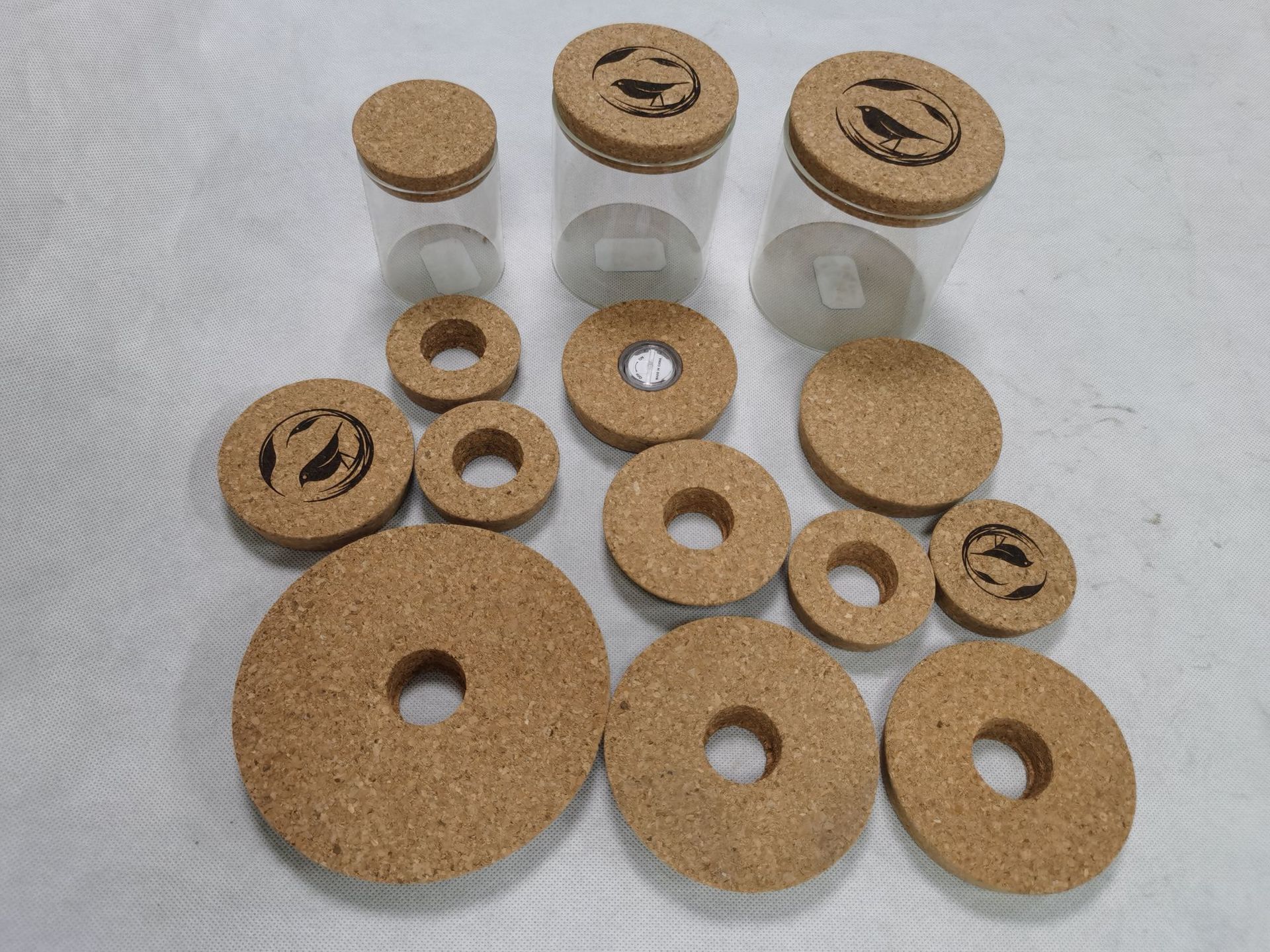 Jiangsu lighting bottle stopper viewing lamp glass bottle stopper Xuzhou glass bottle cork Xuzhou Cork