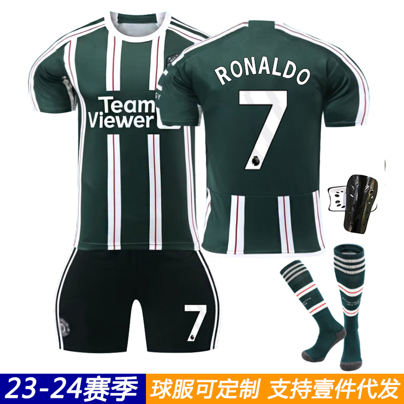 2324 Red Devils away football uniform 7 Mount 10 Rashford 21 Anthony 18 Casemiro 25 Sancho
