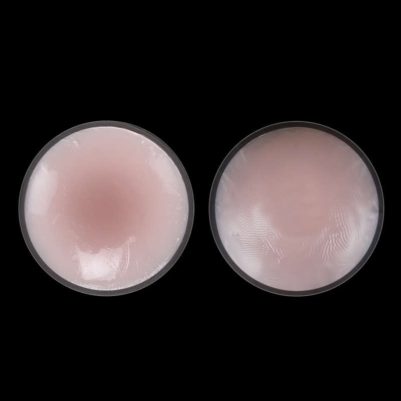 Picture of Silicone Breast Patch New Invisible Bra Seamless Solid Small Chest Patch Anti-bump Anti-slip Solid Nipple Patch