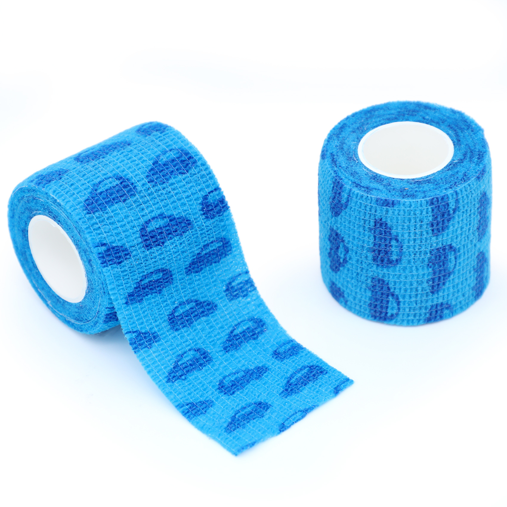 Picture of Factory wholesale non-woven self-adhesive elastic elastic bandage sports protection ankle pet print finger bandage