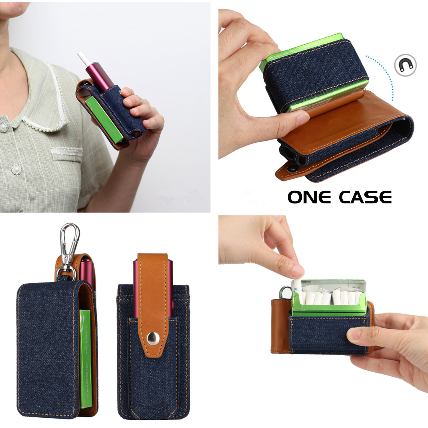 Suitable for IQSilumaone storage bag IQOONE six-generation seven-generation MULTI all-in-one universal portable leather case