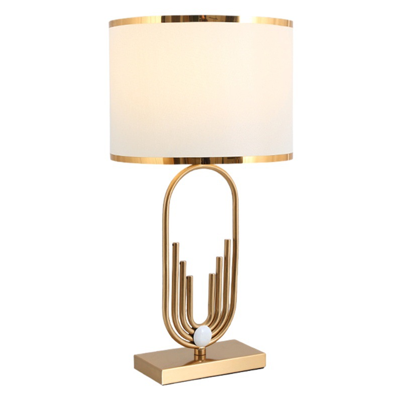 Postmodern Light Luxury Table Lamp Living Room Model Room Creative Nordic Bedroom Table Lamp Modern Simple Bedside Table Lamp