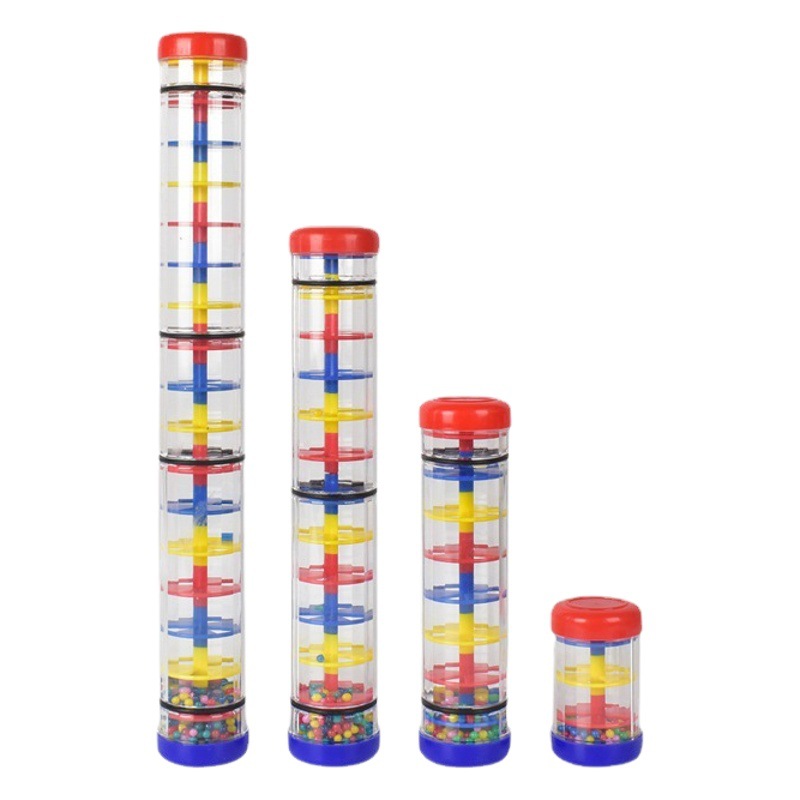 Orff Rain Sounder Rain Sounder Rain Sounder Musical Instrument Rain Sounder Hourglass Sounder Rainbow Bars Simulation Teaching Aids