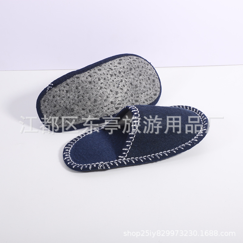 Picture of Original supply foreign trade felt slippers suit floor mute felt non-slip slippers foreign trade felt slippers