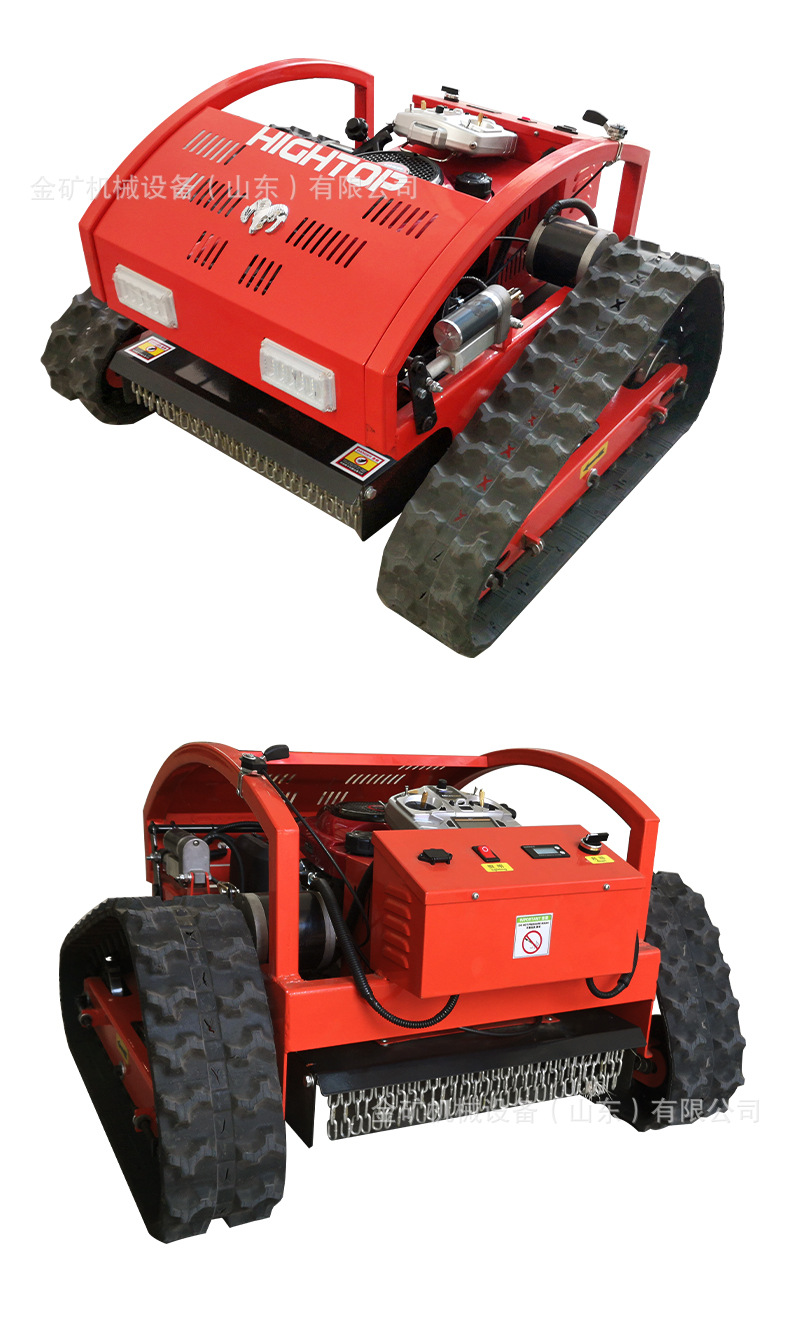 Picture of Factory spot remote control lawnmower Orchard mowing Park weeding machine crawler self-propelled remote control climbing mowing grass
