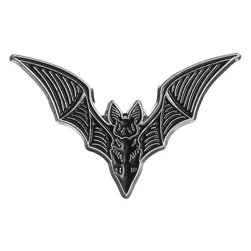 European and American Animals Dark Little Bat Style Punk Style Badge Cool boy Halloween Clothes Bag Decoration Pin