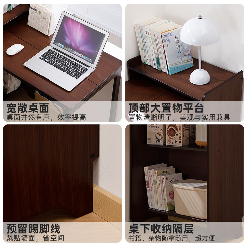 Picture of Foldable Student Desk and Chair Study Desk and Chair suit Home Computer Desk Desktop Table Simple Children's Study Desk