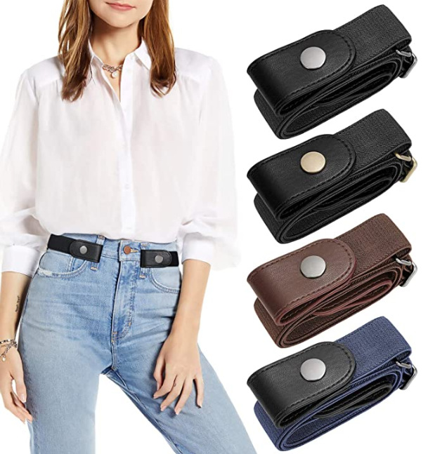 Invisible Belt, Lazy Women's Belt, Stretch Jeans Belt, Simple High-Density Stretch Elastic Waistband