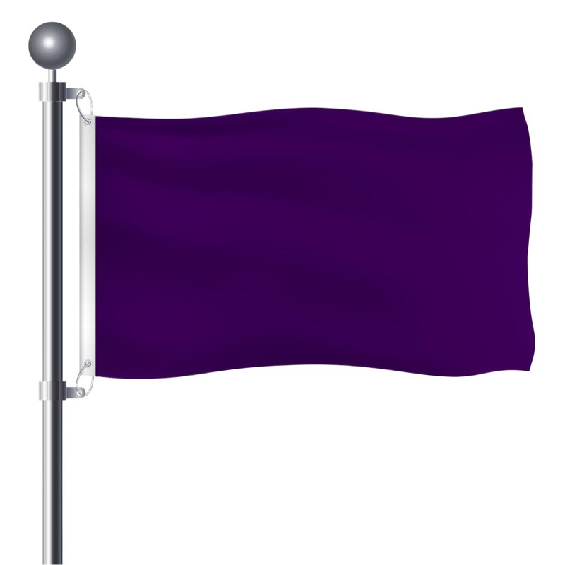 Foreign trade flag solid color flag White Black Blue yellow purple red 90x150cm monochrome flag