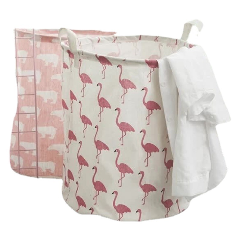 Dirty Clothes Basket Lou Cotton and Linen Storage Bag Moving Bag Household Storage Basket Storage Box Cotton and Linen