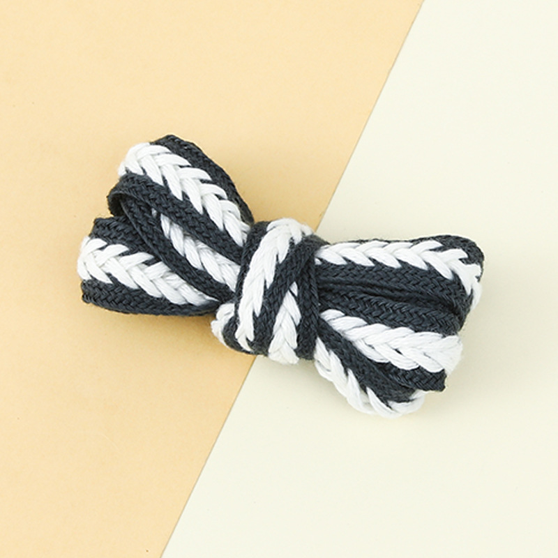 Picture of Marshmallow Two-Color Wheat Ear Shoelaces 1.5cm Casual Shoes Sneakers Twist Woven Cotton Shoelaces Ready for Cross-Border Wholesale
