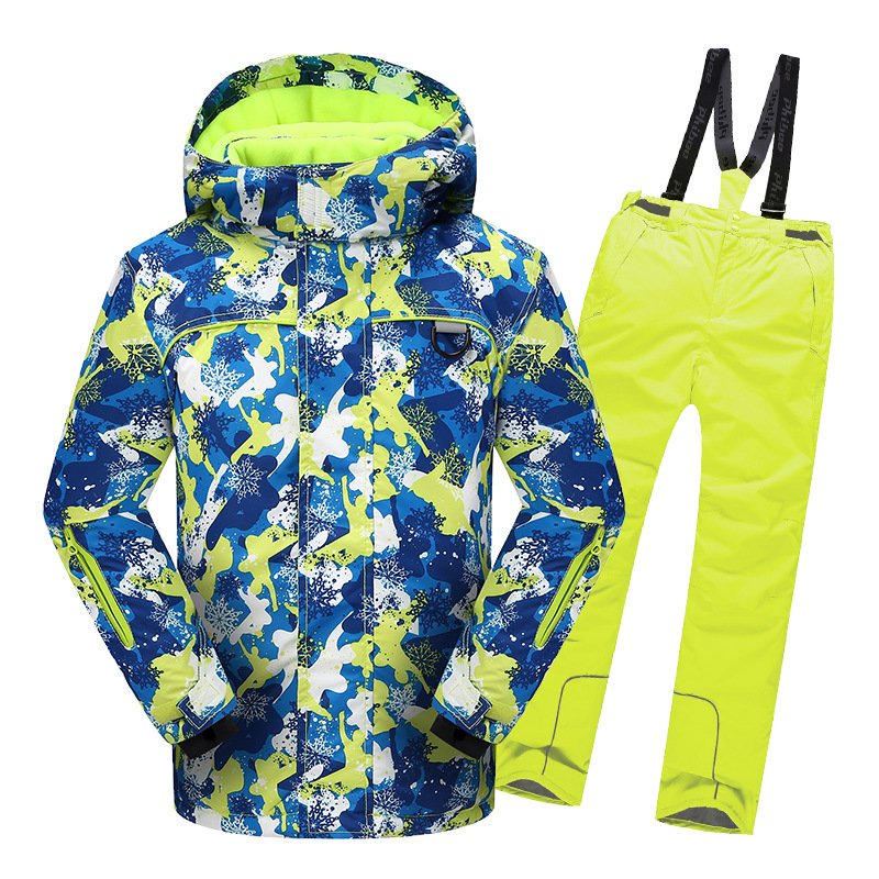Picture of Cross-border e-commerce Phoebe Elephant Children's Ski Suit Warm Jacket Outdoor Thickened Waterproof for Boys and Girls