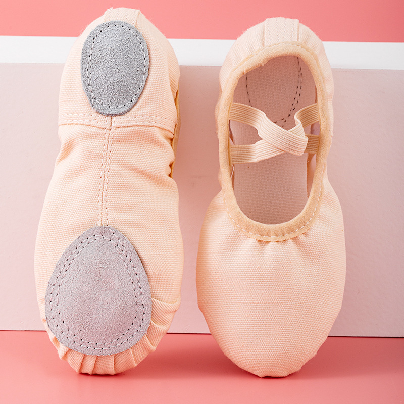 Picture of Wholesale dance shoes for boys and girls lace-free dancing shoes camel soft bottom exercise body yoga cat claw shoes Ballet