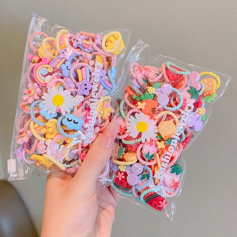 Picture of Children's rubber band does not hurt hair, good elasticity, Girl's rubber band, baby's hair rope, small size tie hair, hair ring, hair accessories