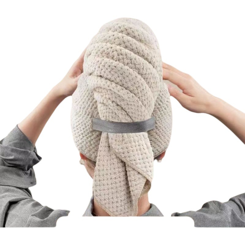 Hair drying cap wholesale coral fleece hair drying towel quick-drying thickened hotel children's bathroom towel bath towel