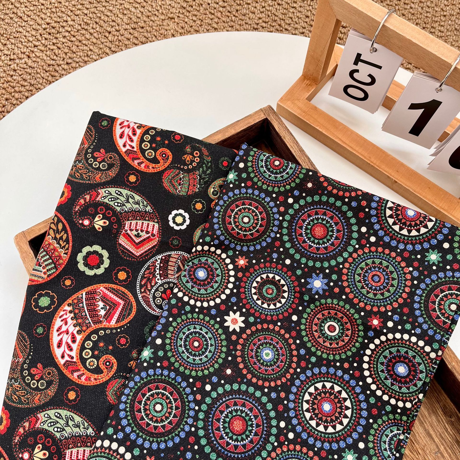 Cotton 60 Poplin Fabric Digital Printing Bohemian Bag Cheongsam dress Home Service Garment Fabric