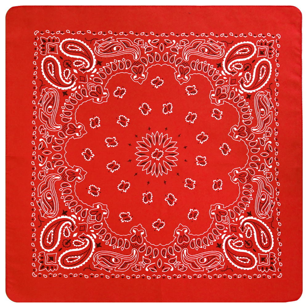 Picture of American West Coast Magic Hip Hop Riding Turban Hip Hip Hip Hop bandana Double Cashew Double Worm Square Scarf Wholesale