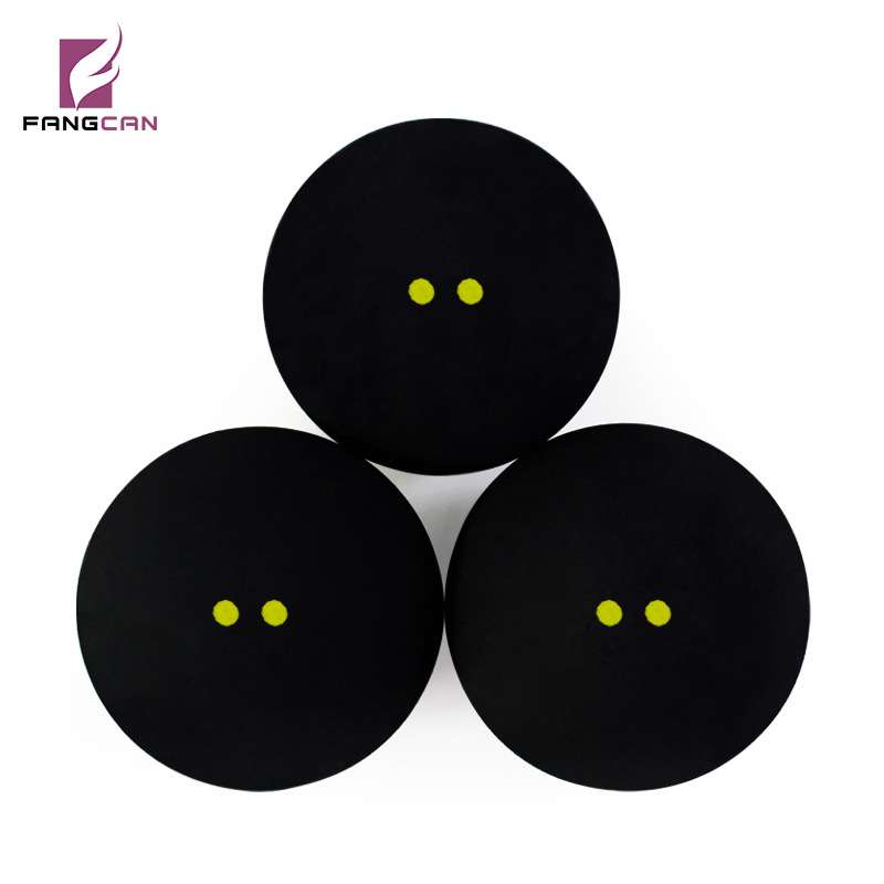 Double Yellow Dot Squash Ball Competition Ball Is Super Slow and Elastic, Very Small Fangcan Fangcan Genuine Professional Players Suitable