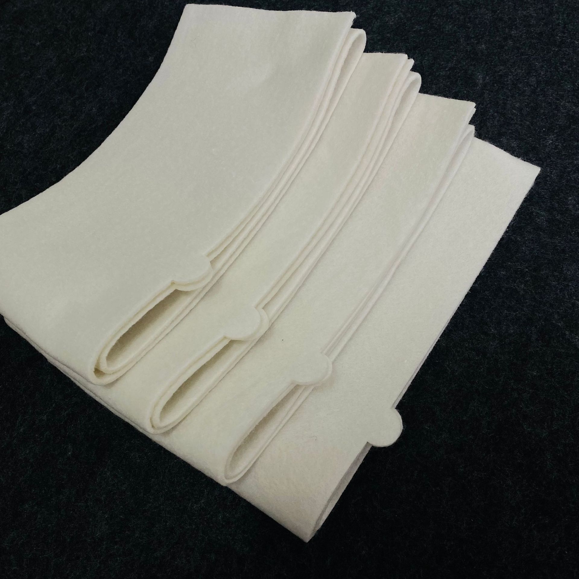 Factory wholesale range hood felt kitchen sump isolation pad side suction range hood felt Cotton