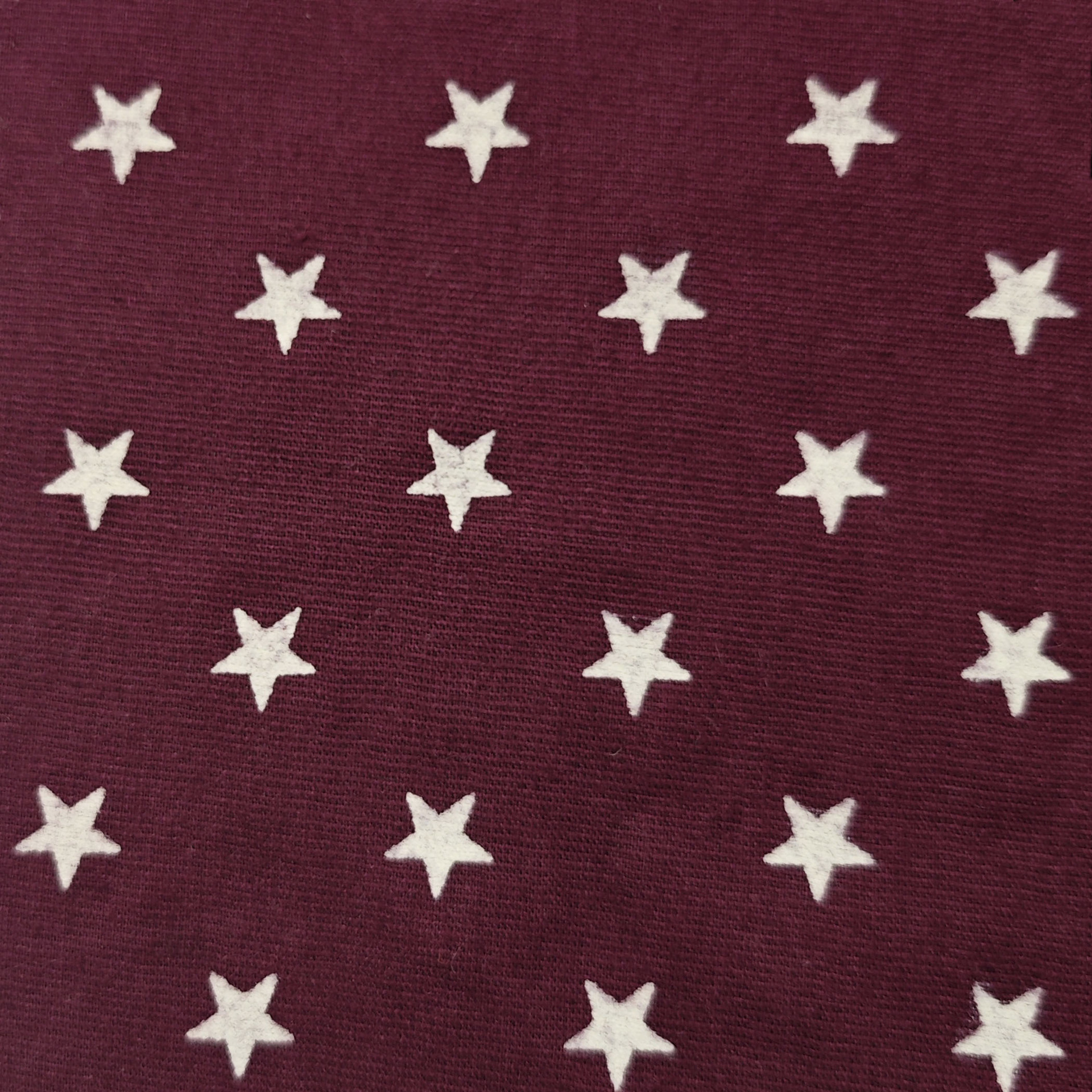Picture of Autumn and Winter All-Cotton Brushed Woven Fabric with Five-Pointed Star Print and Tie-Dye Fabric for Coats, Skirts, Children's Clothing, Hanfu, Fabric Art, and Home Decor