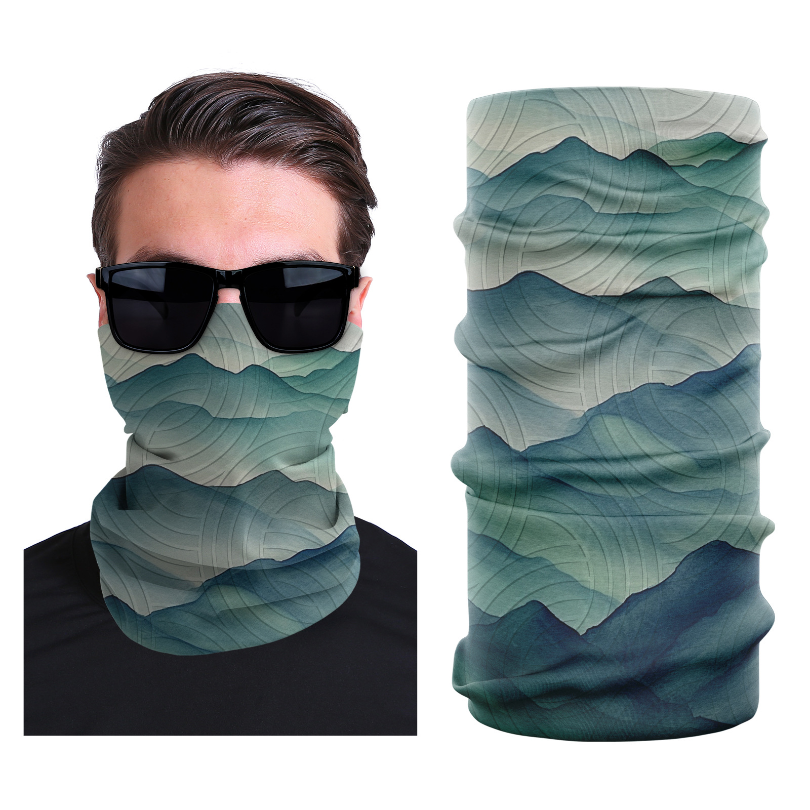 Picture of Xunhui magic scarf outdoor scarf mountaineering riding scarf high elastic seamless Ice Silk face towel cross-border bandana