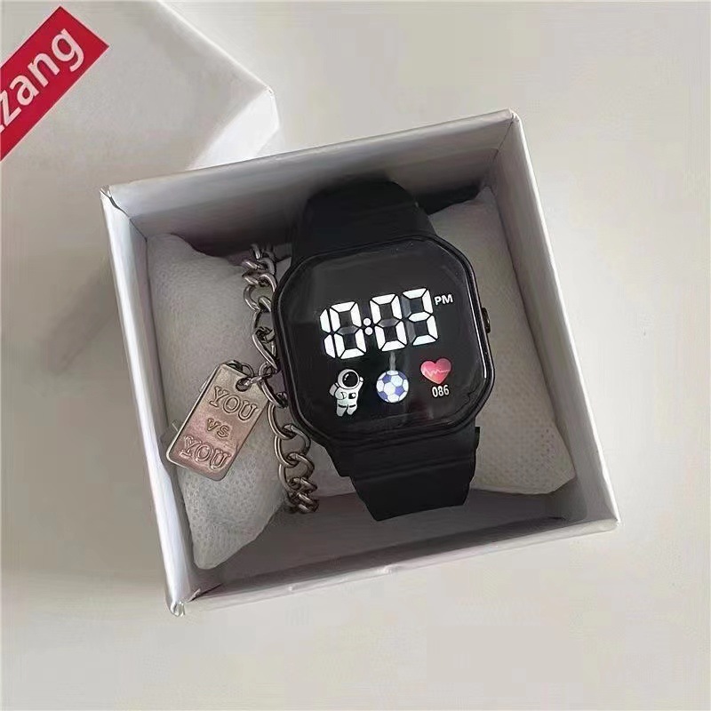 Picture of Science and Technology Watch Ladies ins High Yan Value Student Party Fashion Niche Design Unicorn Spaceman Electronic Watch