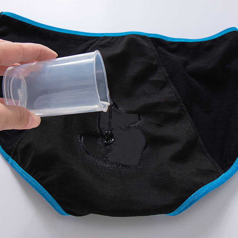 Picture of Foreign trade color side menstrual period underwear women's cross-border low waist plus size large flow three-layer menstruation period underwear