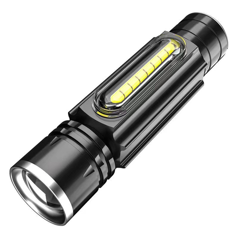 Night riding t6 bicycle light headlight USB rechargeable strong light LED flashlight mountain bike light riding equipment accessories