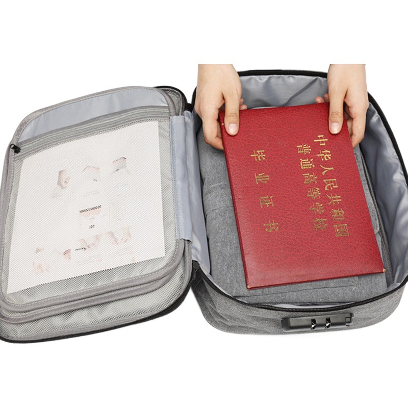 Household certificate storage bag household register important document finishing bag large capacity Travel multifunctional bag storage wholesale