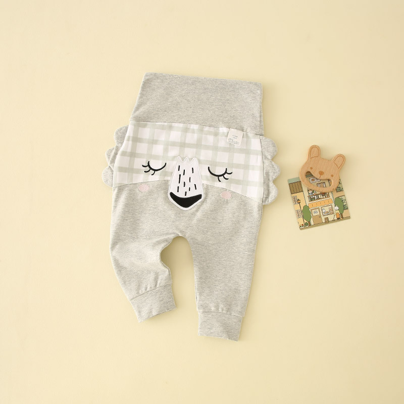 Picture of Children's High-Waisted Pp Pants 2025 Autumn New Korean Style for 0-3 Year Old Boys and Girls, Baby Tummy-Protecting Long Pants, Girls' Pants
