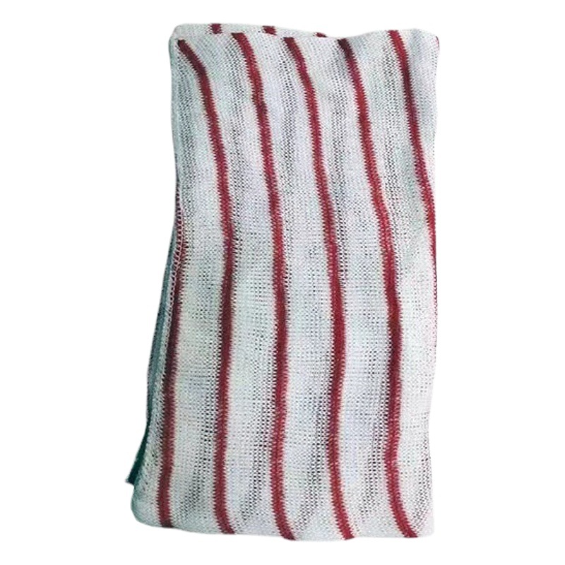 Polyester-Cotton Round Soaking Bag, Seamless Cylindrical Mesh Rag, Seamless Packaging Mesh Bag, Cylindrical Cleaning Cloth