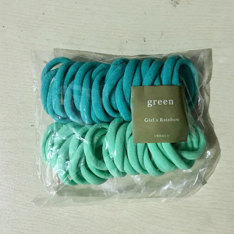 Picture of Single Wholesale Black Headband Hair Tie for Women Korean Style High Elasticity Does Not Hurt Hair Rubber Band High Ponytail Baby Hair Accessories