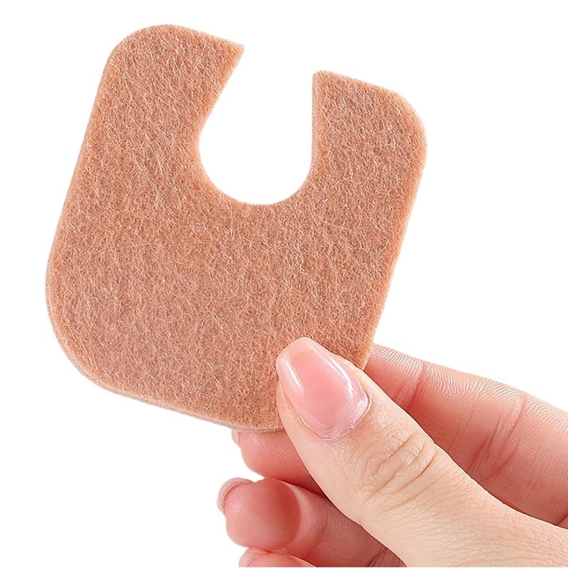 Felt Corns Are Randomly Attached to Foot Calluses, Anti-Pain and Anti-Wear Stickers, Invisible Protective Stickers for Soles, Shock-Absorbing Heel and Forefoot Pads