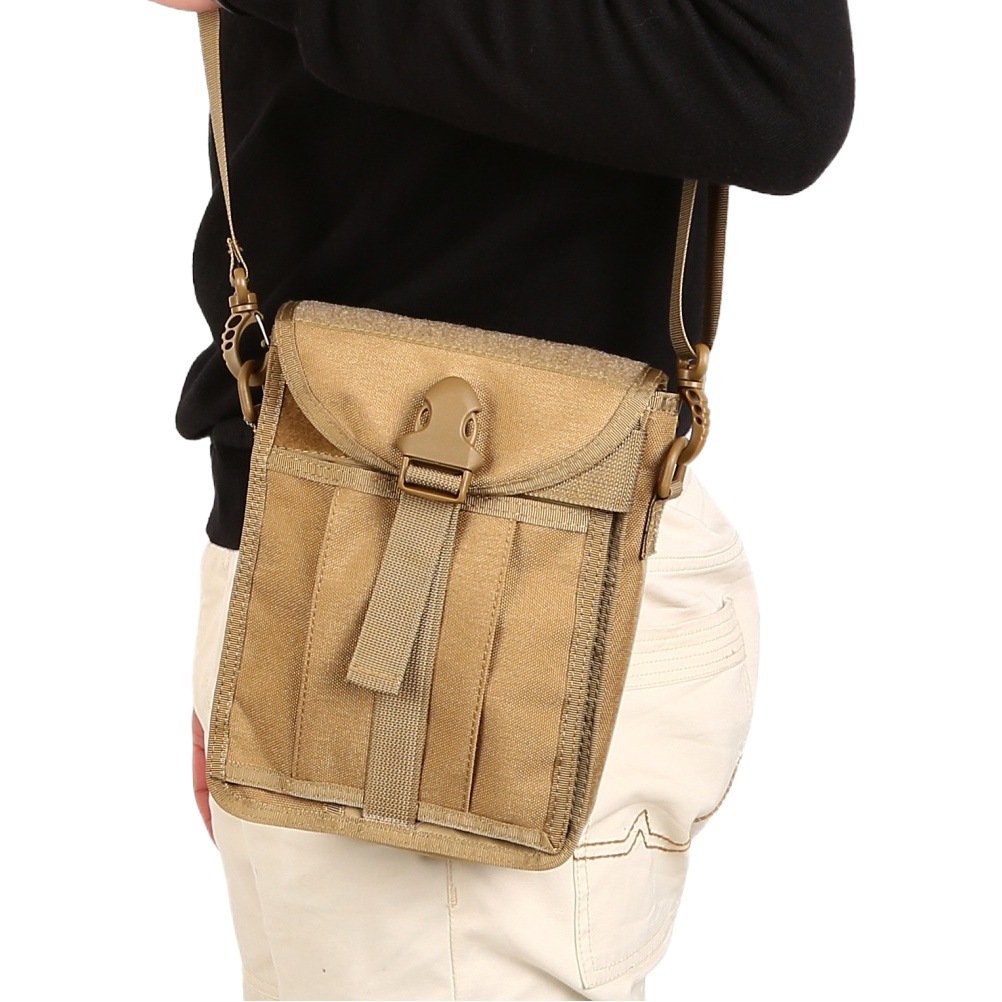 Multi-purpose tactical messenger bag outdoor military fan shoulder bag map bag leisure commuter shoulder bag waist bag