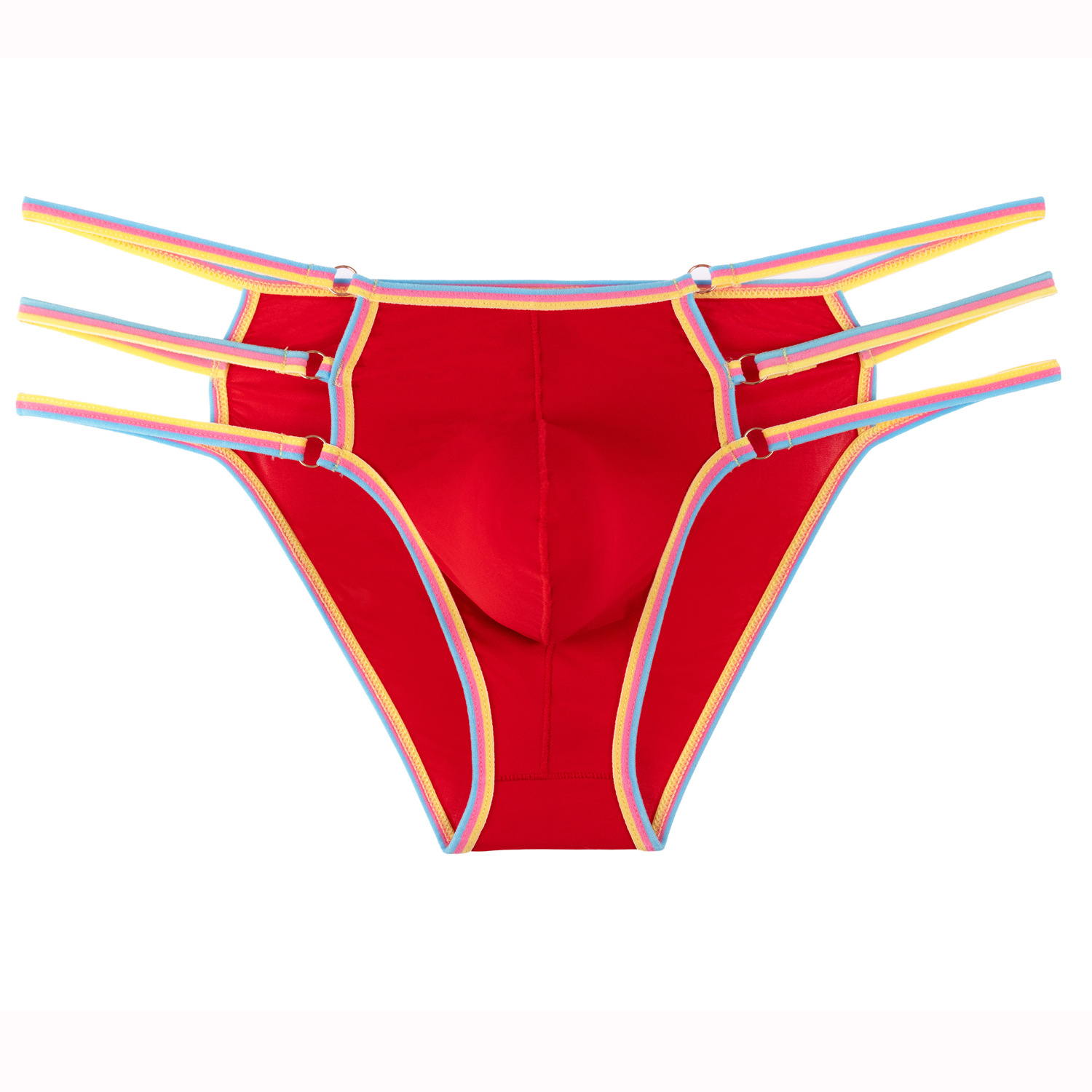 Picture of Foreign trade Men's sexy pants low waist Men's Ice Silk sexy small triangle mini underwear men's triangle underwear B887