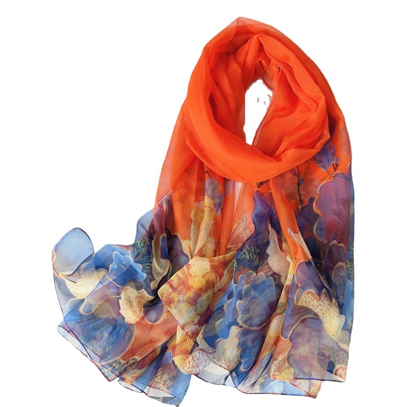 2025 New Yourou Yarn Scarf Long Sunscreen Sunshade All-match Beach Towel Holiday Travel Photo Silk Scarf Shawl