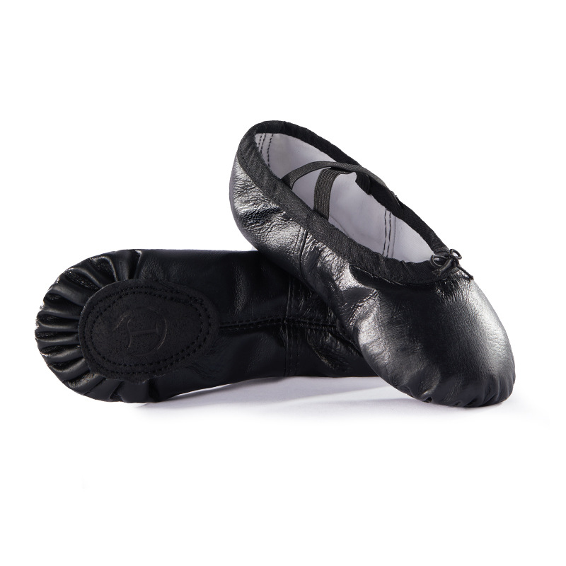 Picture of Children's Pigskin Dance Shoes Men and Women Belly Dance Yoga Body Practice Shoes Adult Dance Shoes Soft Sole Ballet Shoes